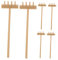 EXAOMBLE 6pièces Mini Râteaux Zen Pour Bac à Sable Accessoires De Jardinage Et Décoration De Table Râteaux Miniatures