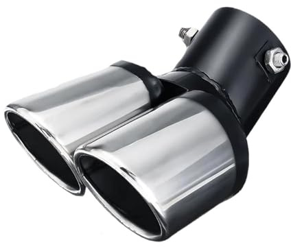 Auspuffendrohr Edelstahl Endrohr Auto Endschalldämpfer Ersatz Auspuffanlage Für E34 F10 F20 E92 E38 E91(Lila)