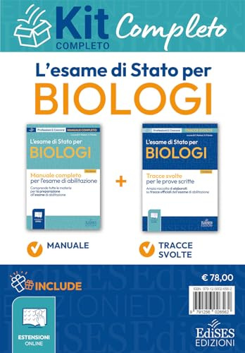 L'esame di Stato per biologi. Kit completo. Manuale teorico e Tracce svolte per l'Esame di abilitazione professionale. Con espansione online