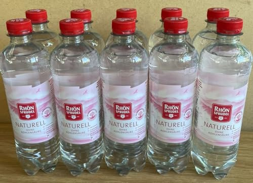 Rhönsprudel Naturell Mineralwasser 10 Flaschen je 0,5 l,Einwegpfand