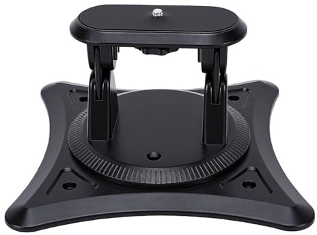 Luocute Projector Mount with 1/4 Inch Thread, 360 Degree Rotation Wall Ceiling Bracket for Home Theater Projector and Short Throw