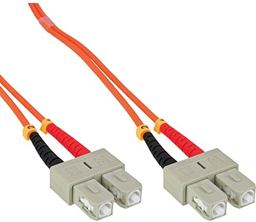 InLine 83555 LWL Duplex Kabel, SC/SC, 50/125µm, OM2, 0,5m
