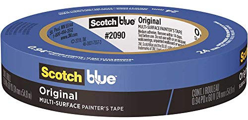 3M 2090 Blue Painters Tape 3/4In X 60Yds