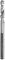Führungsbohrer HSS, geschliffen Ø 6,35 x 82,0 mm mit Kreuzanschliff, Ersatzbohrer für A1+A2