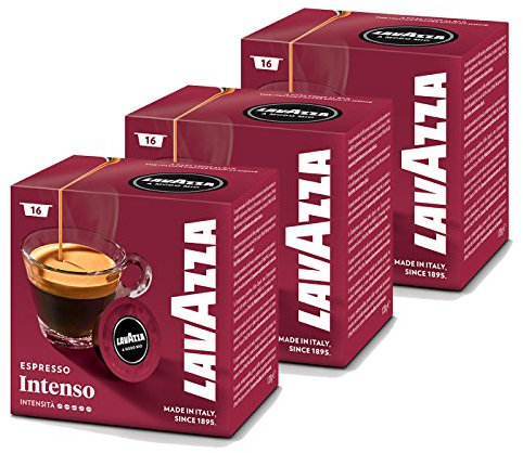 Lavazza A Modo Mio Intensamente, Lot de 3, 3 x 16 Capsules