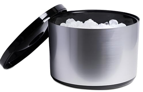 bar@drinkstuff Eiswürfelbehälter mit Deckel, Kunststoff, 10 Liter