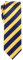 Retreez Herren Prämie Schmale Gewebte Krawatte Gestreifte 5 cm - marineblau und gelb