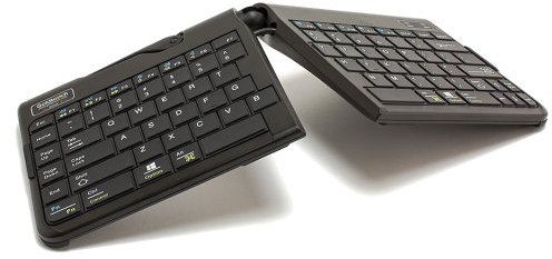 Goldtouch Go!2 Mobile Keyboard Bluetooth Wireless - Slim Fully Adjustable Keyboard with Scissor-Switch System for Fluid, Silent Keystrokes