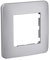 Plaque electrique | Interrupteur pour prise | Prise interrupteur electrique | plaque plastique | prise murale | Prise avec interrupteur | Gamme Casual Plaque Simple Alu Embouti Brossé
