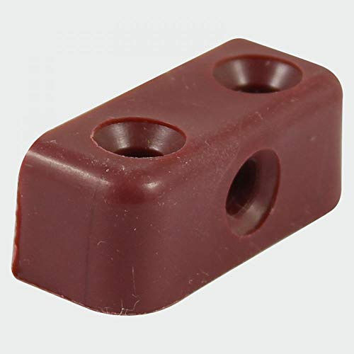 TIMCO Modesty Block - 34 x 13 x 13mm - Brown - Pack of 10