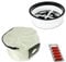 SPARES2GO Cloth Filter + Reusable Washable Zip Bag for Numatic Henry Hetty etc Vacuum (+ Air Fresheners)