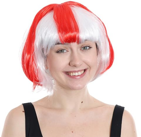 FANS ST. GEORGES KREUZ ENGLISH BOB PERÜCKE FÜR ENGLAND FUßBALLMANNSCHAFT RUGBY GB FANS/JEDE SPORT VERANSTALTUNGEN UND KOSTÜM PARTYS FÜR MÄNNER/DAMEN GROßHANDEL ERHÄLTLICH IN MENGEN OF X1 X6 X12 X24