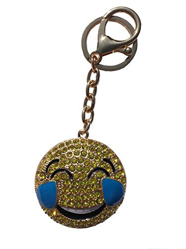 Added Sparkle , Unisex-Erwachsene Schlüsselanhänger, Crying/laughing