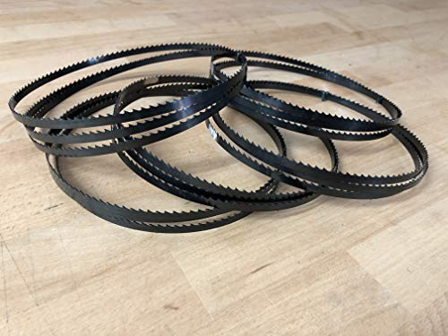 5 lame per sega a nastro, 1430 mm x 6 mm x 0,65 mm, 6 denti