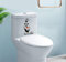 Gefrorene Aufkleber Elsa Aufkleber Olaf Gefrorene Aufkleber Let It Go WC Aufkleber Toiletten Aufkleber (15x25 cm, 2Stück)