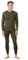 LAPASA Herren Innenfleece Thermounterwäsche Set, Thermounterhemd & Thermohosen Funktionsunterwäsche M57, Grün (Wärmer), L