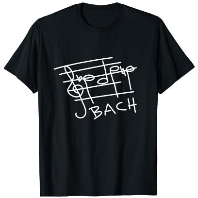 Johann Sebastian Bach B-A-C-H Noten Geschenk für Musiker T-Shirt