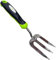 Garden Guru Edelstahl-Handjäter-Gabel-Werkzeug, rostbeständiger Edelstahl, ergonomischer Griff, ideal zum Pflanzen, Verteilen von Mulch, Jäten, Lockern und Umpflanzen von Erde