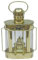 Kabelgattslampe Schiffslampe 27cm Messing Petroleumbrenner Lampe
