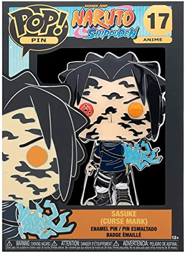Loungefly Funko POP! Enamel Pins: Naruto - Sasuke Uchiha Curse - Niedliche Brosche Zum Sammeln - Für Rucksäcke & Taschen - Geschenkidee - Offizielle Handelswaren - Anime Fans