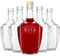 Superbutelki.PL Lot de 5 bouteilles en verre 500 ml - Bouteilles de vin vides - Bouteille en verre Bonaparte - Bouteilles à remplir - Bouteille en verre avec bouchon