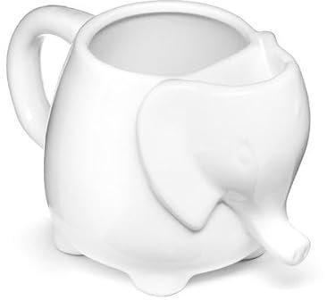 Tasse Mug éléphant avec compartiment pour sachet à thé original