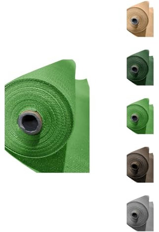 Jardin202 - Malla de Ocultación 120 g/m2 | Ocultación y Privacidad para su Terraza o Jardín | Seleccione Medida y Color | 2 x 50 Metros (Verde)