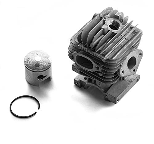 Gruppo Termico Per Motosega 25Cc - Ricambio Cilindro + Pistone + Fascia Per Motori A 2 Tempi Da 25Cc