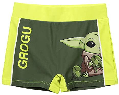 CERDÁ LIFE'S LITTLE MOMENTS Unisex Baby BAÑO The Mandalorian GROGU Der mandalorianische Boxer-Badeanzug für Jungen, Grün, 10 Jahre