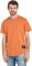 Calvin Klein Jeans Herren T-Shirt Kurzarm Badge Turn Up Sleeve Rundhalsausschnitt, Orange (Burnt Clay), XS