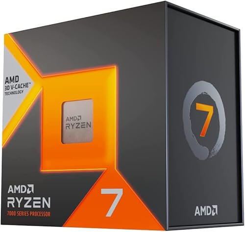 AMD Ryzen 7 7800X3D ohne Kühler, 4,2 GHz, 8 Kern/16 Thread, 100 MB, 120 W, 100-100000910WOF