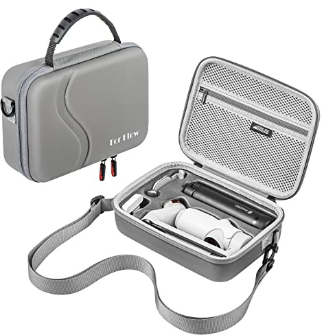 MotuTech Tragbare Tasche für Insta360 Flow, wasserdicht, kratzfest, harte Schutzhülle, Druckfestigkeit, Schutz mit verstellbarem Schultergurt