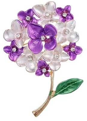 GIMIRO Broche pour femme - Broche créative en forme de fleur - Alliage - Clip - Blazer - Robe - Broche décorative - Accessoire de mode - Femme élégante et discrète