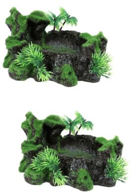 POPETPOP 2st Schlangenwasserschale Reptilienschale Futternapf Für Reptilien Wasserschale Für Schildkröten Terrarium Wasserschale Wasser- Und Futternapf Dekorationen Kletterndes Haustier