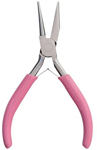 Knadgbft Mini pince ronde concave pour la fabrication de bijoux et les projets de loisirs