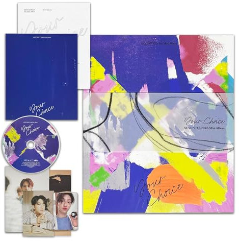 SEVENTEEN - 8th Mini Album [Your Choice] (BESIDE Ver.) Photo Book + Lyric Book + CD-R + Postcard + Minicard + Unitcard + Photocard + 2 Pin Badges + 4 Extra Photocards