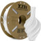 XZN PLA Filament 1.75mm Seide PLA 3D Drucker Filament,Maßgenauigkeit +/- 0,03 mm, Silk PLA 1KG Spule,Silk Weiß