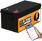 ECO-WORTHY Bluetooth Batterie Lithium 12V 280AH,Batterie LiFePO4 Rechargeable avec BMS,Batterie Lithium pour Camping-Car, pêche à la Ligne, caravanes, système Solaire