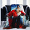 NdxQWtU Shah Rukh Khan Decke, weiche, warme Fleecedecke für Sofa, Büro, Auto, Camping, Yoga, Reisen, Überwurfdecken, 152,4 x 127 cm