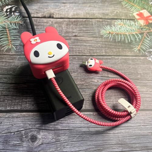 ANFTF Protective Case for Apple 35W Dual USB-C Charger Adaptor, Cute 3D Charger Protector Cover, Unique Cartoon Design Cable Protector for iPhone/iPad/MacBook Fast Charger (IPCA-07)