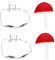 Healvian 60piezas Botellas De Brillo Labial Forma De Recipientes Rellenables Para Cosméticos Tubos Vacíos Para Labios Para y