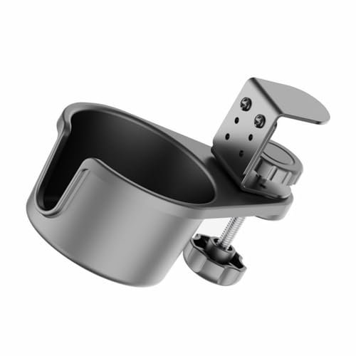 Shuade Clip On Desk Cup Holder Desktop Cup And Headphone Holder Modern Styles For Efficient Workspaces Management Desk Setups