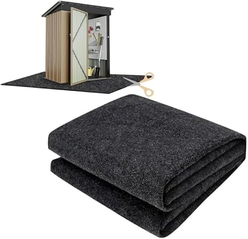 Les-Theresa Garage Storage Shed Floor Mat Base Waterproof Flooring Mats Washable Garden Floor Mats for Protect Shed Flooring From Wear (100 * 160cm)