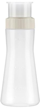 # 1 Pc Cake Syrup Dispenser Rain Spray Bottle With Sealing Lid For Soaking Simple Syrup 350ml Graduated Plastic Bottle Easy Storage Reusable Baking Tools (White, One Size)