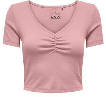 ONLY Damen Onlbetty Life S/S Scallop V-Neck Cc JRS