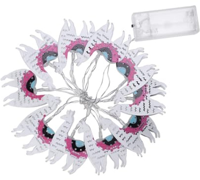 BUGUUYO Alpaka Lichterkette 10 LED Metall Doppelseitig Energiesparend für Garten Schlafzimmer Terrasse Balkon Hochzeit Weihnachten ohne Batterie