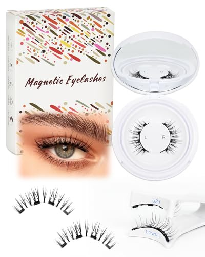 Obeyalash Magnetwimpern Magnetic Lashes Magnetische Wimpern NatüRlich Wimpern Extensions Magnetisch Magnet Lashes Fake Eyelashes Einfach Zu Tragen FüR AnfäNger (MD16)