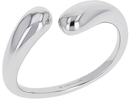 TOM TAILOR - Damen Ring Edelstahl - Silberfarben - Tropfen Ring