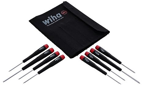 Wiha 26799 - Set di 8 cacciaviti Torx, colore: rosso