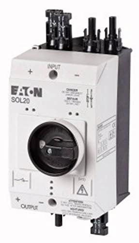 Eaton 120915 Lasttrennschalter, DC, 20 A, 2 Stränge MC4